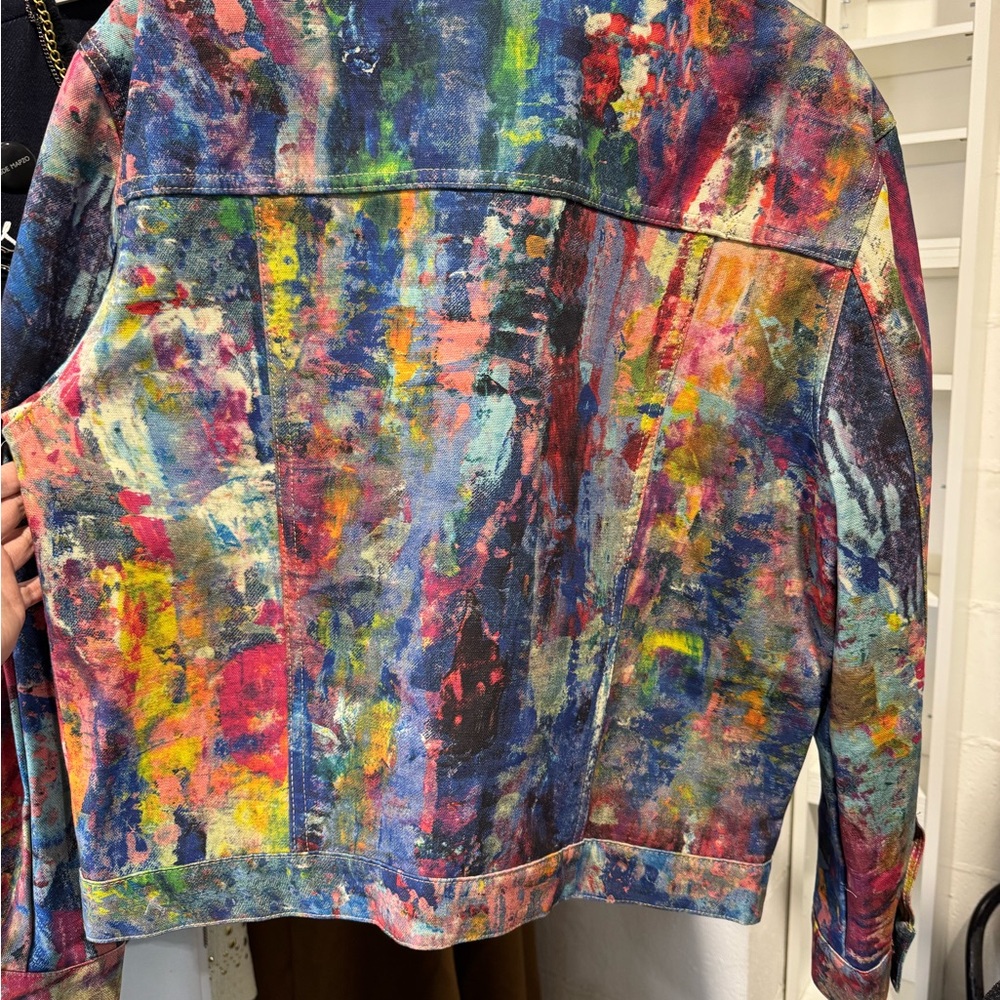 Paint-Splatter Jacket - Multicolor - Picture 2 of 5